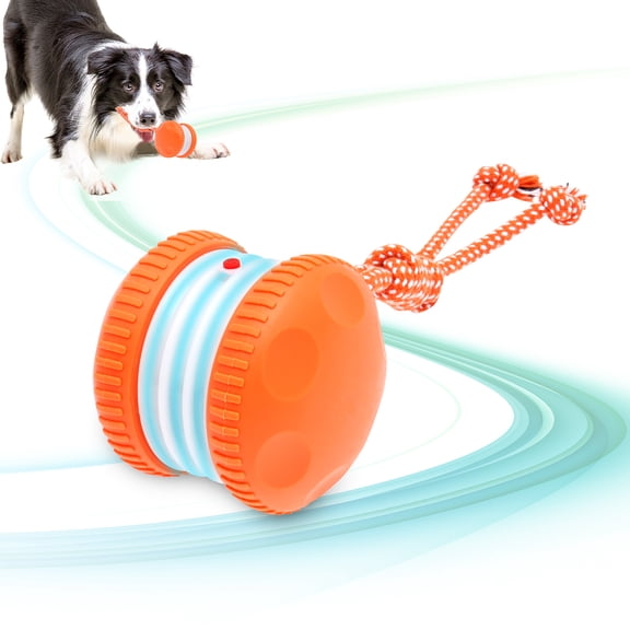 Interactive Dog Toys - 2026 Upgraded Motion Activated Balls for Medium/Large Dogs, Automatic Moving Dogs Toy Wicked Ball for Boredom, Interactive Dog Ball to Keep Them Busy(Orange)