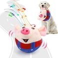 thumbnail image 1 of Interactive Dog Toys, 6.5*5In Interactive Dog Toys Pig with Recording & Music Modes, Rechargeable Moving Squeaky Dog Chew Toys for Small Medium Large Dogs, 1 of 7