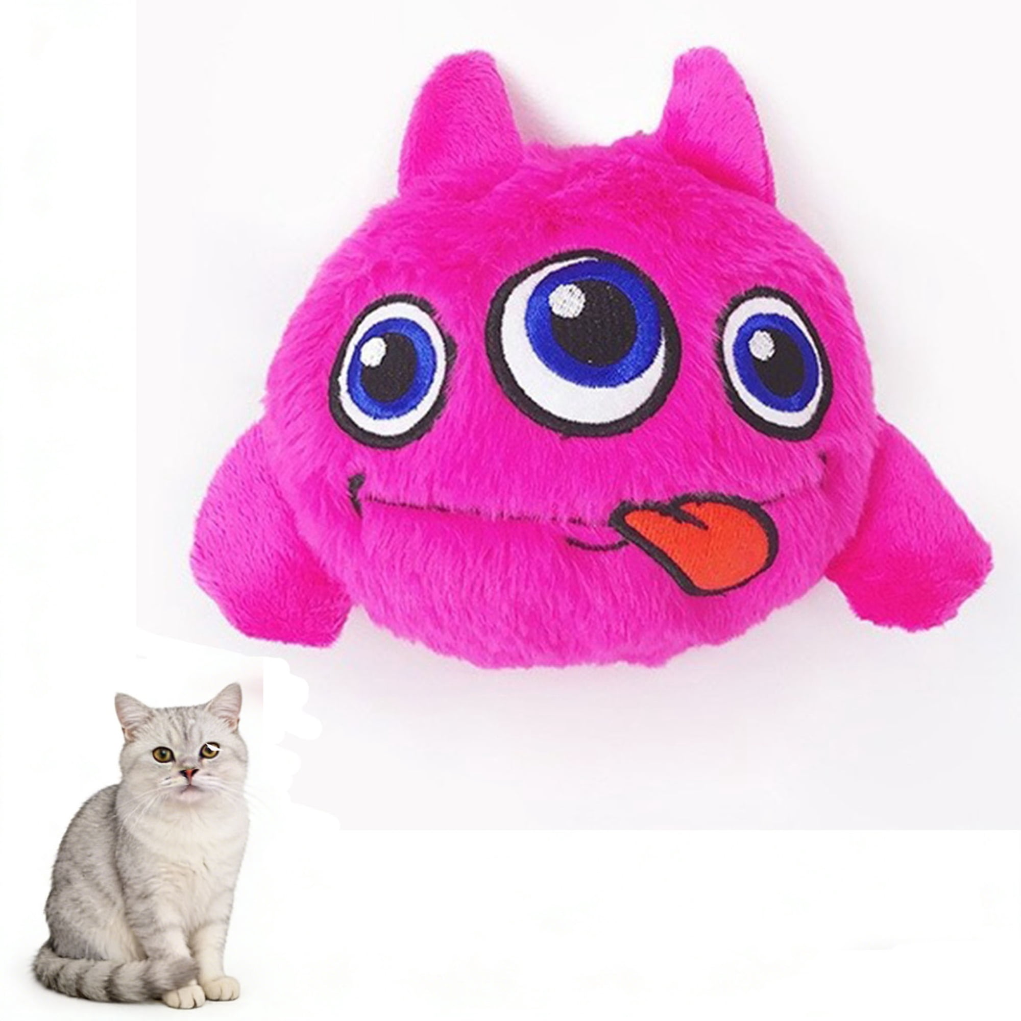 Interactive Dog Toys,Active Moving Pet Plush Toy,Rechargeable Squeaky Dog Ball Toy with Talking Sound,Washable Bouncing  Toy for Dogs Puppies to Keep Them Busy.