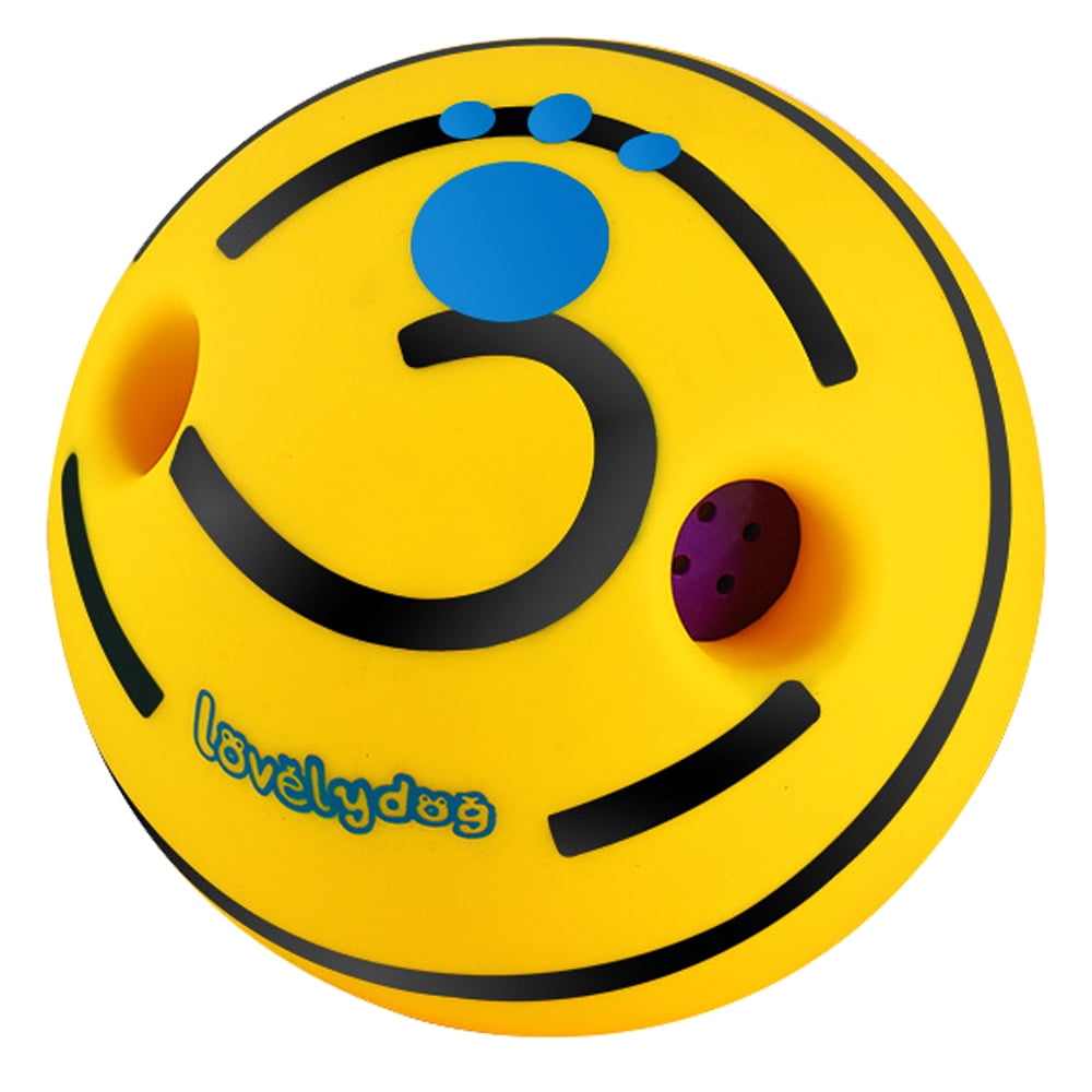 Dog Ball, Interactive Dog Toys Ball,Squeaky Dog Toys Ball,Glow Giggle