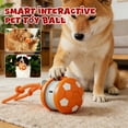 thumbnail image 1 of Interactive Dog Toys Dog Balls, Electric Automatic Moving and Rolling Dog Toy with Rope for Small Medium Dogs, Fun Smart Puppy Toy s for Boredom & Training, Dog Toys to Keep Them Busy (Orange), 1 of 8