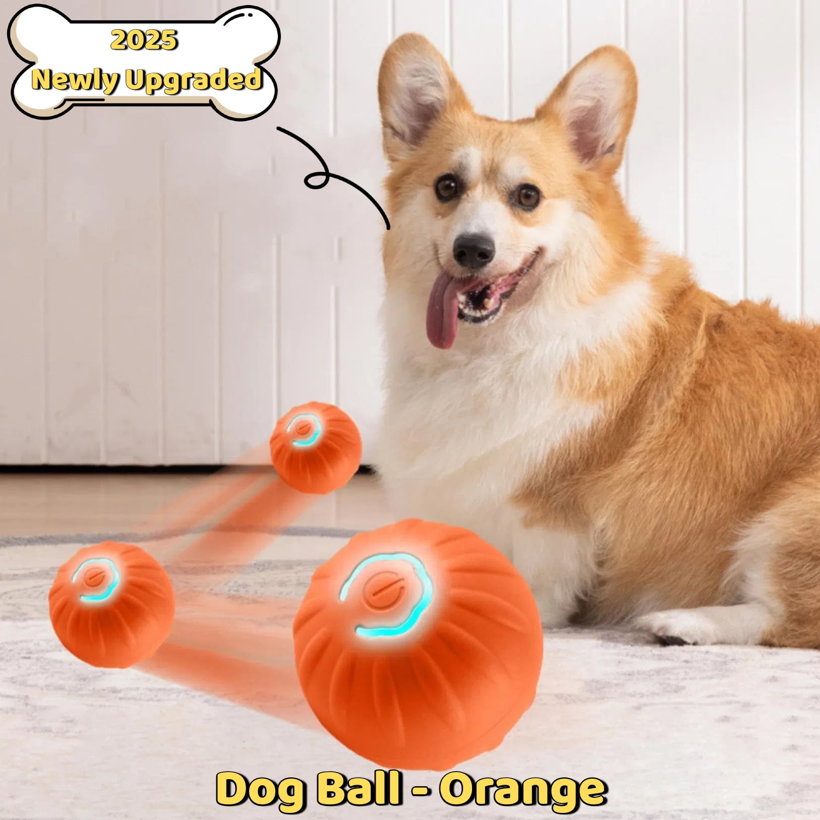2025 Automatic Moving Dog Ball