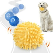 Interactive Dog Toys, Moving Dog Toy Ball with Cover, Self Rolling Dog Ball for Small/Medium/Large Dogs, Automatic Dog Toys to Keep Them Busy (Large Blue)