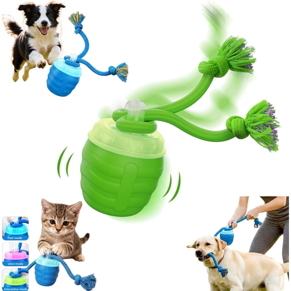 Interactive Dog Toys, Moving Interactive Dog Ball with Touch Activated,2026 New Automatic Activated Dog Balls for Medium/Large Dogs Training,Play Music, USB Rechargeable,for Daily Training