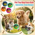 thumbnail image 1 of Interactive Dog Toys | Squeaky Rubber Dog Ball Interactive Dog Toys for Boredom | Small Squeaky Balls for Dogs, Durable Chew Toys for Dogs for Small Breeds Add Engaging to, 1 of 8