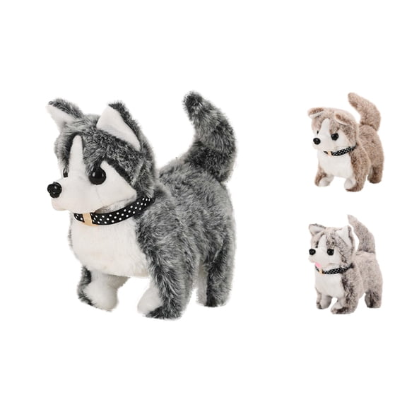 Interactive Dog Walking Barking Nodding Electronic Pet Toy For Kids