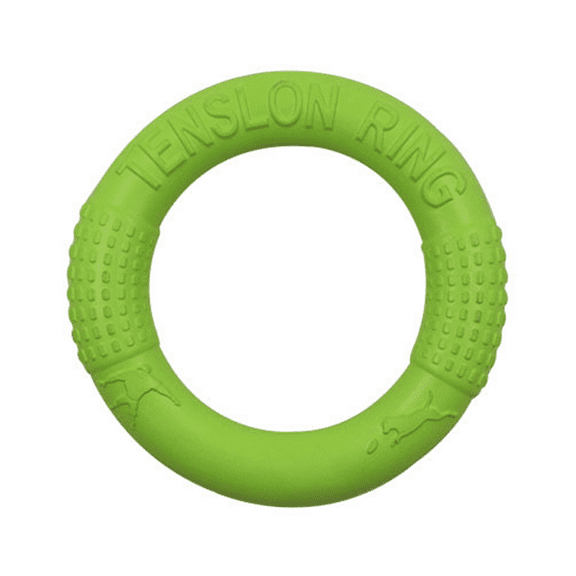 Interactive Durable Chew-Resistant Dog Pull Ring Toy for Training, Puppies & Aggressive Chewers - Promotes Sensitivity Development & Bonding Playtime Green,28cm