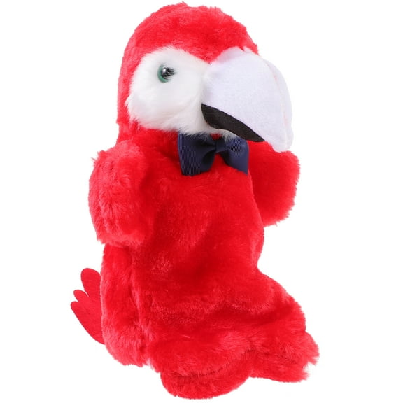 Interactive Early Learning Parrot Hand Puppet Toy for Kids, Educational Role-Playing Fun and Adorable Animal Puppet