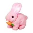 thumbnail image 1 of Interactive Easter Bunny Plush Toy – Electronic Walking Hopping Easter Bunny with Wiggling Ears – Soft Stuffed Easter Rabbit Animal for Home Easter Decoration & Pet Companion Gift, 1 of 3