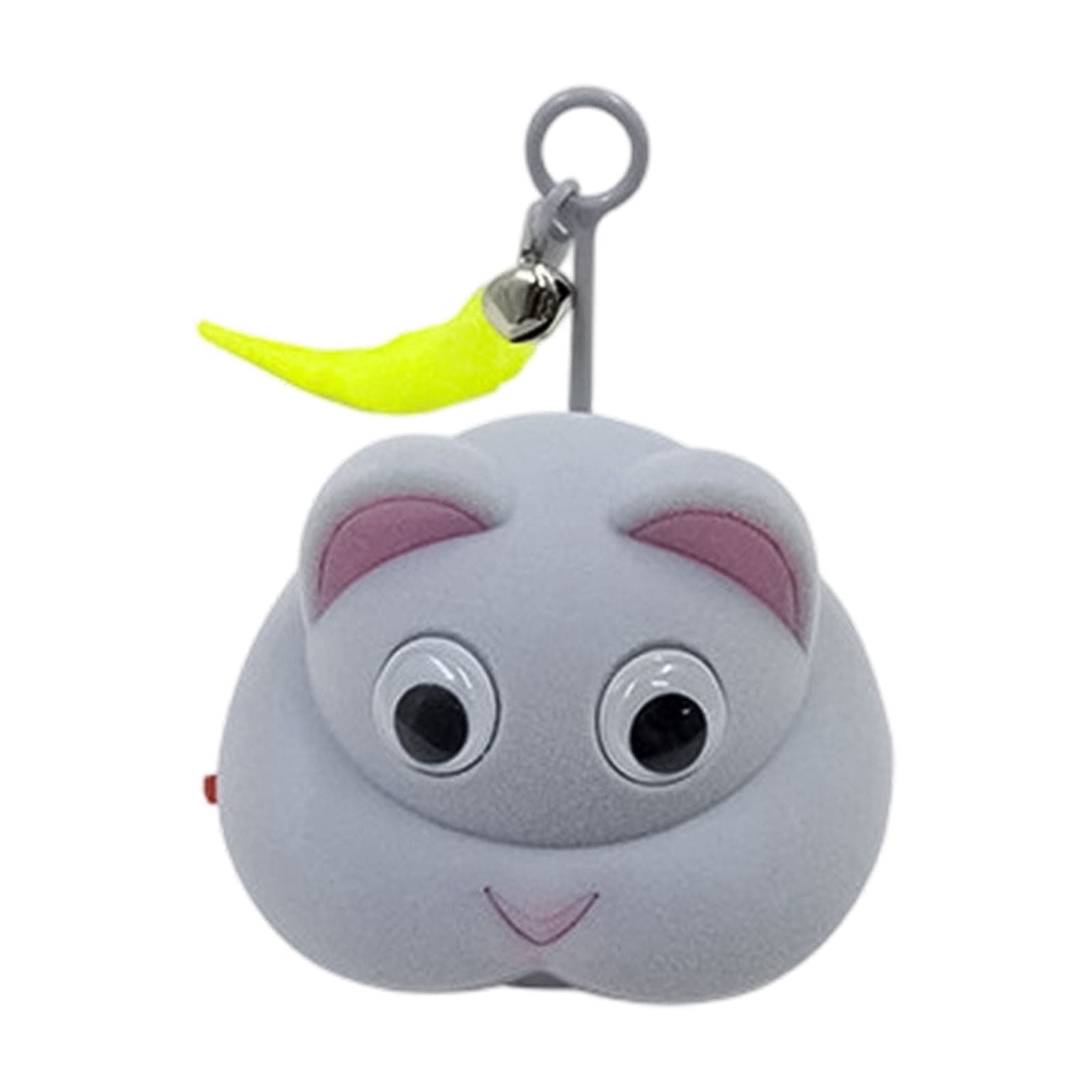 Interactive Electric Cat Toy with Auto Moving Feature and Gradient LED Lights, Rechargeable Indoor Pet Plaything for Fun and Exercise, Gift for Cat Lovers, Gray