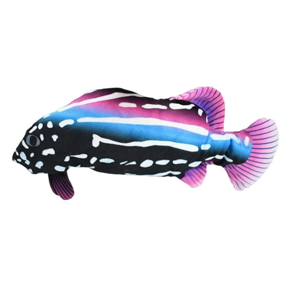 Interactive Electric Flopping Fish Toy for Cats & Dogs, Realistic Moving Mechanical Fish Pet Toy, Automatic Wiggle Chew Toy for Indoor Exercise, Fun for Kittens, Small & Medium Dogs