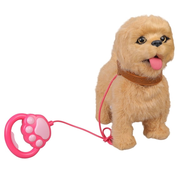 Interactive Electric Golden Retrievers Plush Toy That Talks And Sticks Tongue Out For Kids Educational Fun Ages 3 And Up
