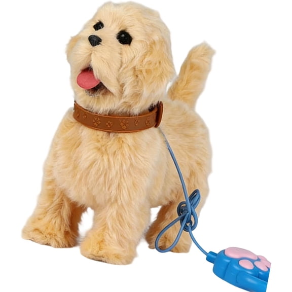 Interactive Electric Golden Retrievers Plush Toy That Talks and Sticks Tongue Out for Users Educational Fun Ages 3 and Up Interactive Pet Toy