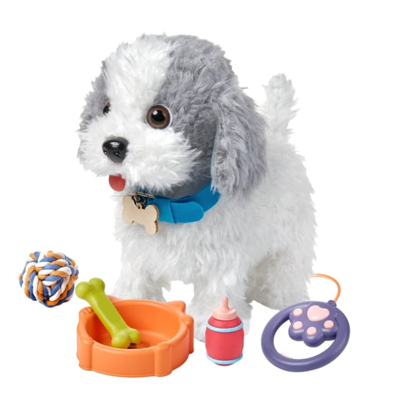 Interactive Electric Plush Dog Toy Singing Walking Music for