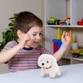 thumbnail image 1 of Interactive Electric Walking Lifelike Dog Toy For Kids & Pets, Realistic Moving Soft Companion With Durable Composite Plush, Fun Playtime Gift D, 1 of 3