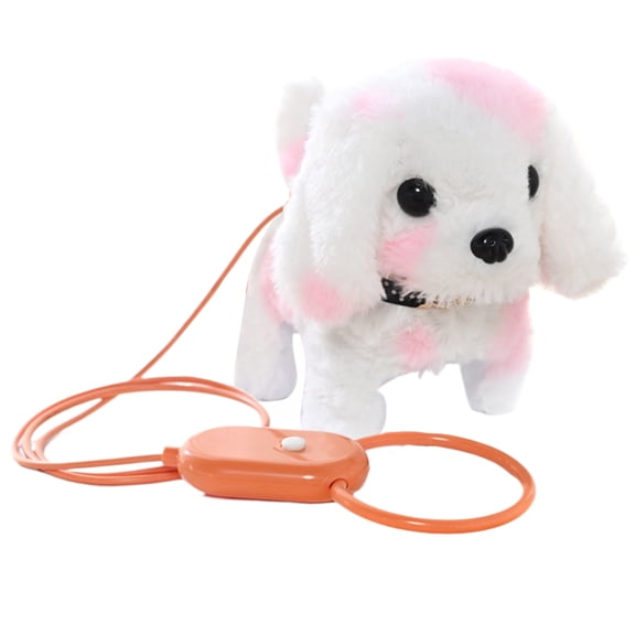 Interactive Electronic Dog Toy - Running & Barking Soft Plush Pet - with 2 AA Batteries (Not Included)