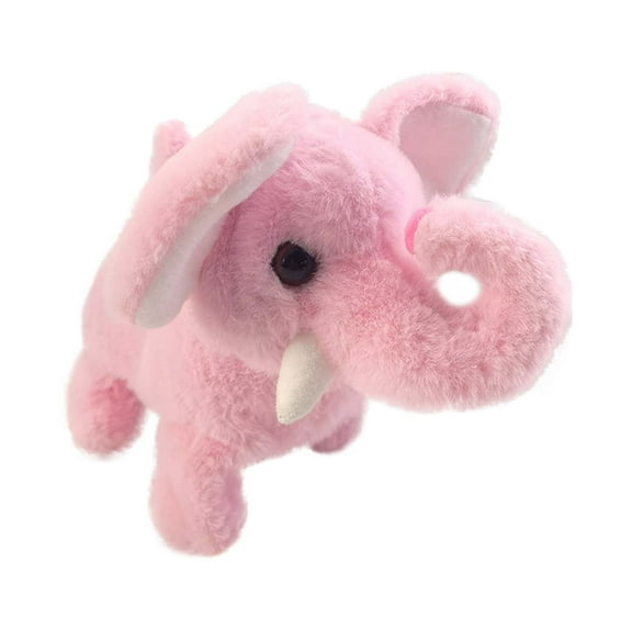 Interactive Electronic Elephant Toy Walking Trumpeting Nodding Pet For Kids And Collectors