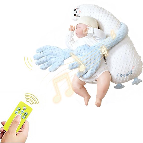 Interactive Electronic Pet Plush Toy,Plush Doll Soothe Gifts,Cute Animal Stuffed Doll Toy,Portable Dinosaur Soothers Toys,Soothing Dolls for Expectant Mother,Pregnant Woman