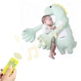 thumbnail image 1 of Interactive Electronic Plush Toy, Cute Dinosaur Stuffed Doll with Soothing Music & Warm Compress, Gentle Hug Comfort for Baby & Pregnant Women, 25.6" Long, 1 of 7