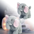 thumbnail image 1 of Interactive Electronic Stuffed Toy, Animated Gifts, Walking Elephant, for Toddlers' Birthdays, Gray, 9 Inches, 1 of 4