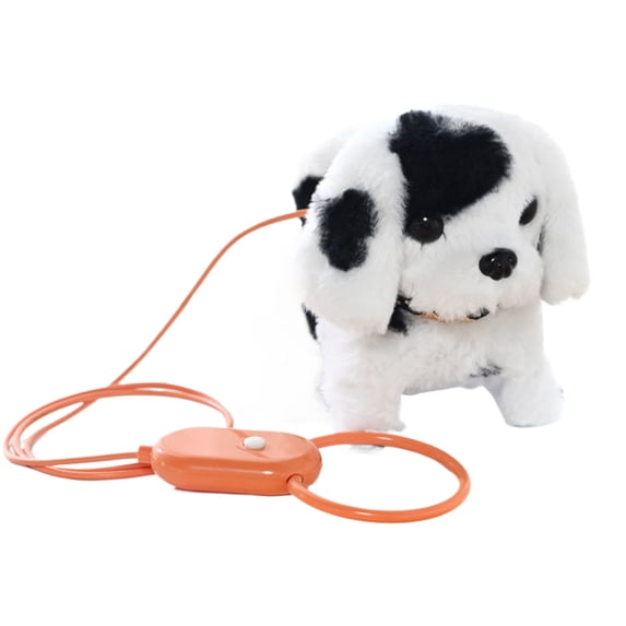 Interactive Electronic Toy Dog Running Barking Soft Plush Simulation Pet Toy For Kids Christmas Birthday Gift