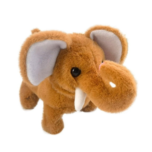 Interactive Elephant Toy - Trumpeting Walking Nodding for Children and Collectors