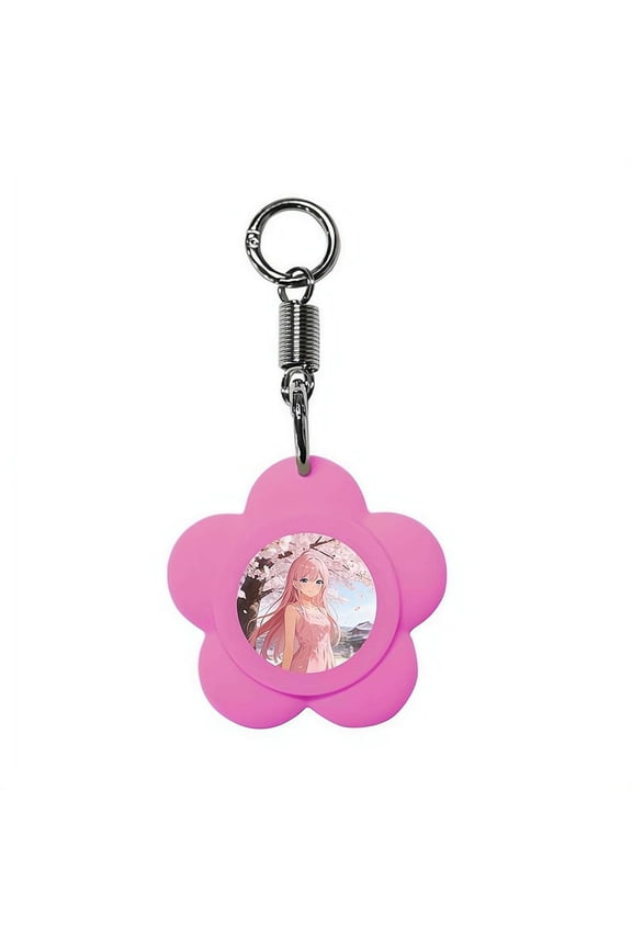 Interactive Emoticon Pin – Rechargeable LED Badge – Shake to Switch Expressions ,Silicone Case with Hanging Chain