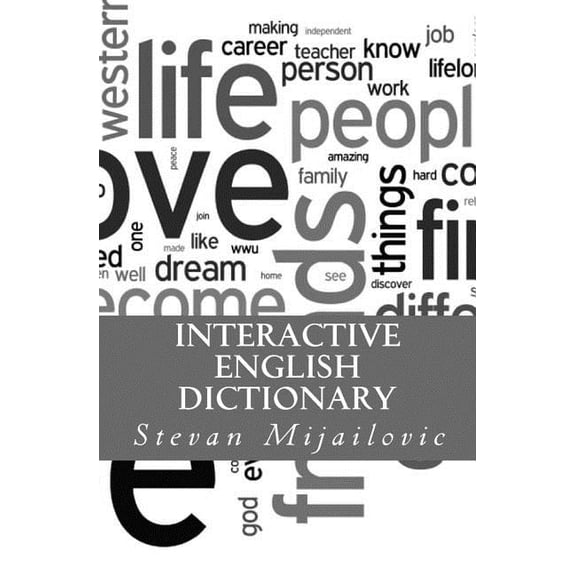 Interactive English Dictionary, (Paperback)