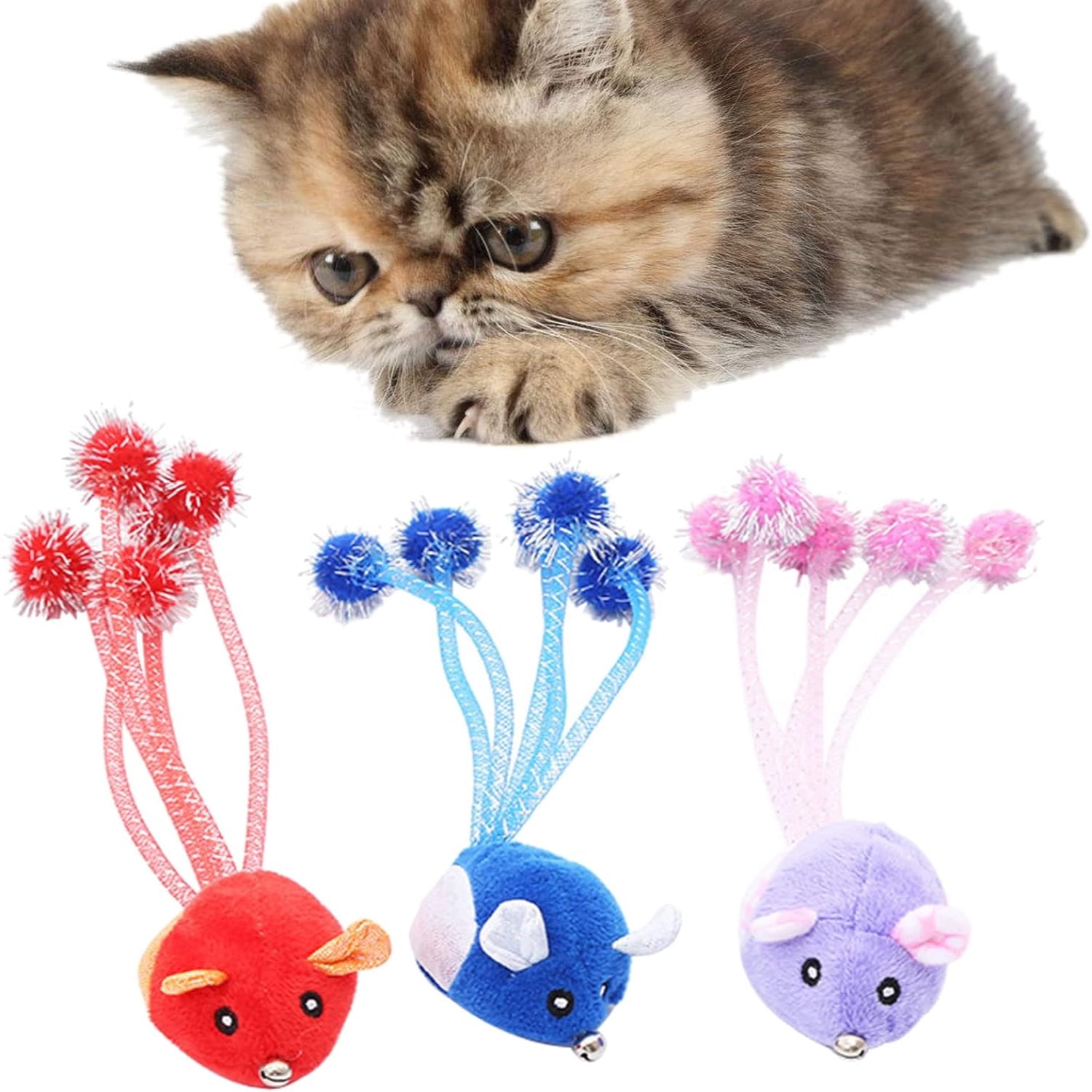 Photo inspiration: Fresh Look at Interactive Flexible Durable And Vibrant Colorful Kitten Training Toy