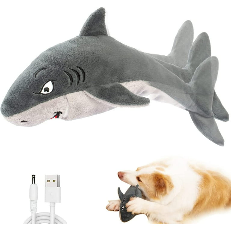 VAIZIQ Flopping Fish Electric Moving Dog Fish Toy，Realistic Flopping Fish  Rocking Dog Toy，Indestructible Dog Toys Interactive Pet Toys for Dog