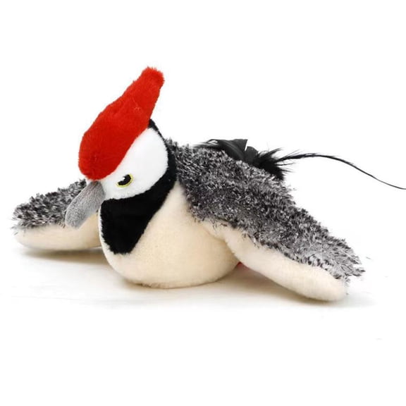 Interactive Flying Bird Cat Toy with Catnip Pocket and Realistic Sounds for Indoor Exercise