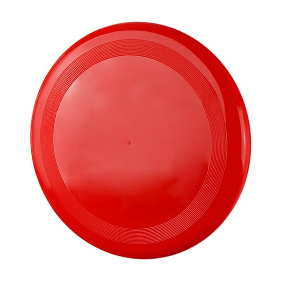 Interactive Flying Disc Toy for Outdoor Catch Game, Durable Plastic, Perfect for Dogs & Adults (Red)