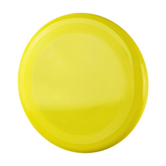 Interactive Flying Disc Toy for Outdoor Catch Game, Durable Plastic, Perfect for Dogs & Adults (Yellow)