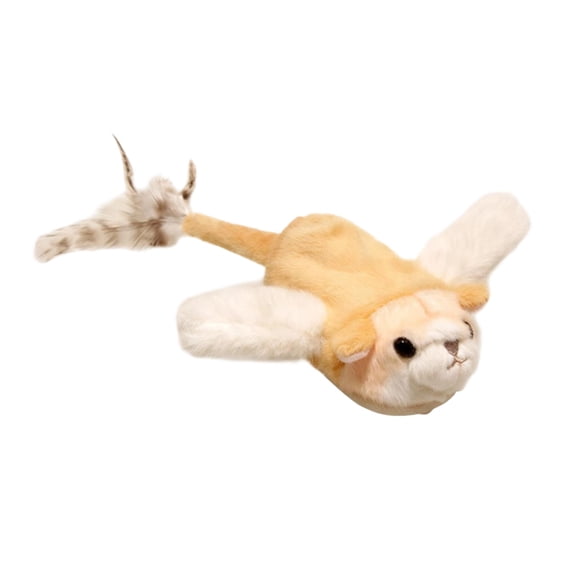 Interactive Flying Squirrel Cat Teaser Automatic Wiggling Motion Cat Wand For Indoor Play Attachment With Hanging Battery Operated Exercise Entertainer Cat Food Bowls Slow Feeder Cat Ceramic Slow