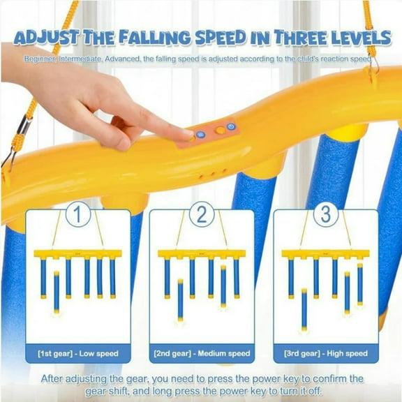 Interactive Focus Training Game, with Remote Control, Electronic Stick Drop Activity for Hand Eye Coordination and Development, Fun Family Game Night Entertainment for Indoor Parties and Group Play