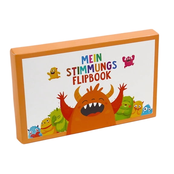 Interactive German Emotional Expression Flashcards Portable German Mood Card For Homeschool And Classroom Teaching