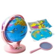 thumbnail image 1 of Interactive Globe,Intelligent AI Voice Interactive Explanation,Globes with Stand,Talking World Map for Kids,Learning & Education STEM Toys(Pink W5.3"*L5.3"*H7.4")Clearance from QiwagFerng, 1 of 6