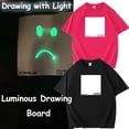 thumbnail image 1 of Interactive Glow In The Dark T-Shirt Hot Pink XXL, 1 of 7