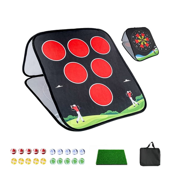 Interactive Golf Exercise Mat Golf Putting Exercise Equipment for Course Ranges Tournament Gym Backyard Competitions