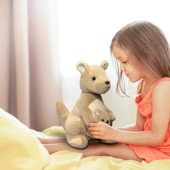 Interactive Hand Puppet Toy with Movable Mouth Soft Plush Role Play Doll for Kids Storytelling & Social Skills Development