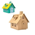 thumbnail image 1 of Interactive Handmade DIY Assembly Kit, Paper Creative House Shape Toy for Children, Arts and Crafts Project for Fine Motor Skills and Imaginative Play, 1 of 9