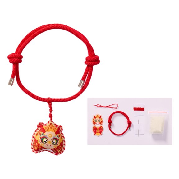 Interactive Handmade Kits for Bonding Activities with Woven Red Rope Supplies