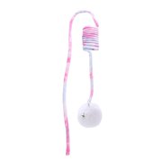 Interactive Hanging Spring Toy for Indoor Cats Elastic Teaser Self Playing Pet Game Tool