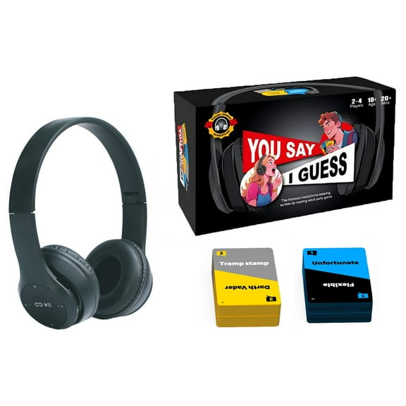 Interactive Headset Party Board Game, Social Guessing Activity for Groups, Verbal Description Challenge Set, Family Entertainment Game for Gatherings