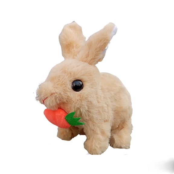 Interactive Hopping Electronic Bunny Toy for , Animated Pet Bunny with Sounds and Movements, Gift for Animal Lovers, Engaging and Fun Playtime