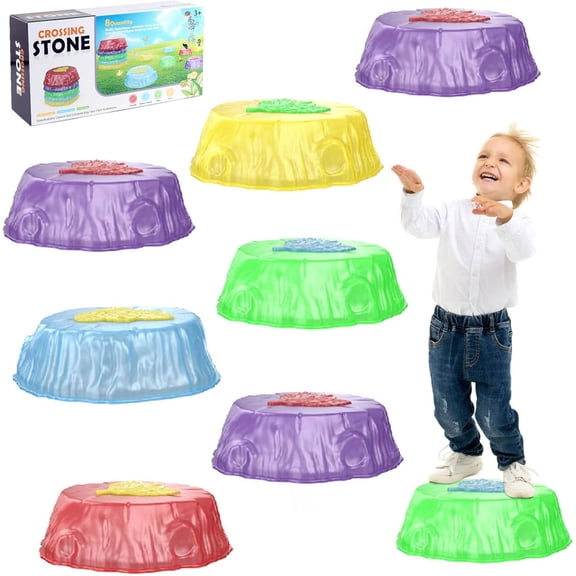 Interactive Illuminated Stepping Path Game for Childrens Educational Indoors and Outdoors