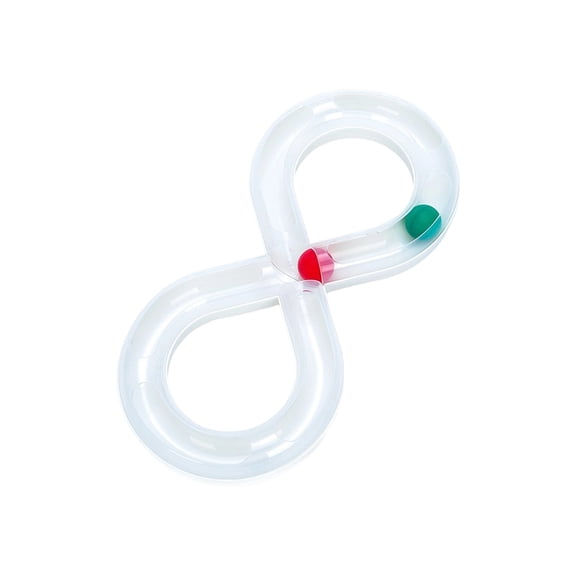 Interactive Infinity Track Cat Toy, Self-Play Roller Ball Circuit for Boredom Relief, 8-Shaped Puzzle Toy for Indoor Kittens, Exercise and Mental Stimulation Pet Supplies