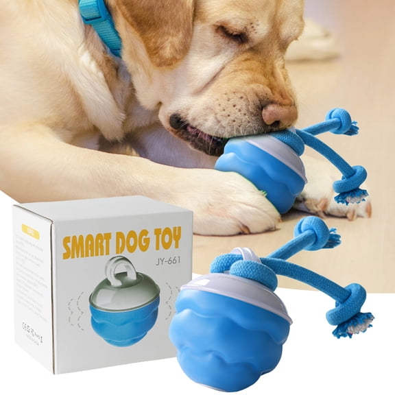Interactive Jumping Dog Toy, Automatic Motion Electric Teaser Ball Rechargeable Pet Exercise Toy Mental Stimulation Boredom Relief for Small Medium Dogs Indoor Outdoor Active Play Training