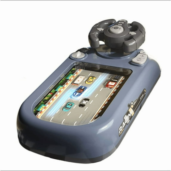 Interactive Kids Racing Steering Wheel Toy - Sound & Light Effects for Driving Skill Development, Valentine's Day, Thanksgiving & Christmas Gift