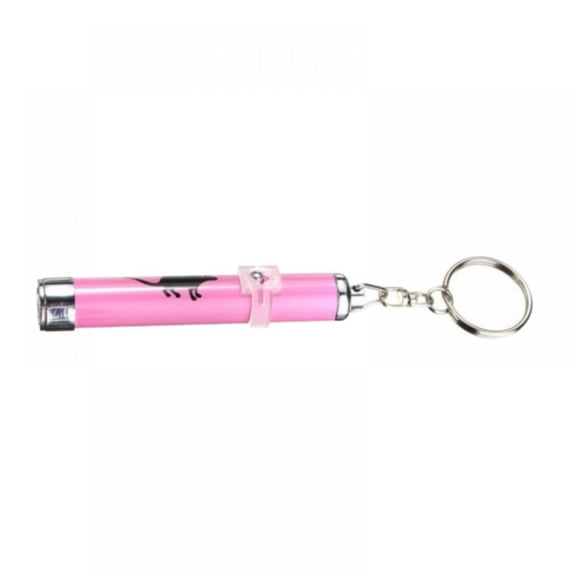 Interactive Laser Cat Toy with LED Light Pointer-pink-